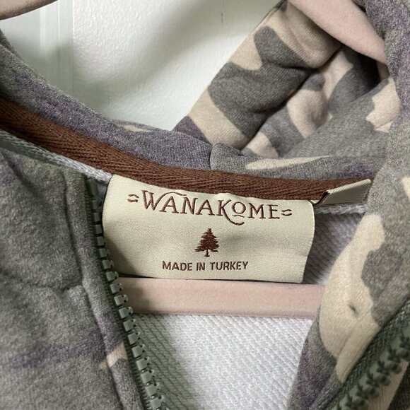 Wanakome Hoodie Camo Full Zip Mens XL Outdoor Made in Turkey - Picture 3 of 13